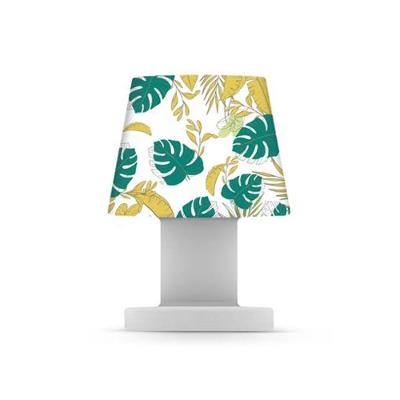 Luminária Abajur De Mesa Pequena Costela De Adão