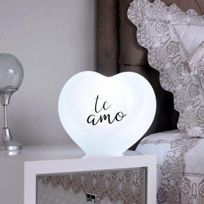 Luminária Coração Te Amo White Led