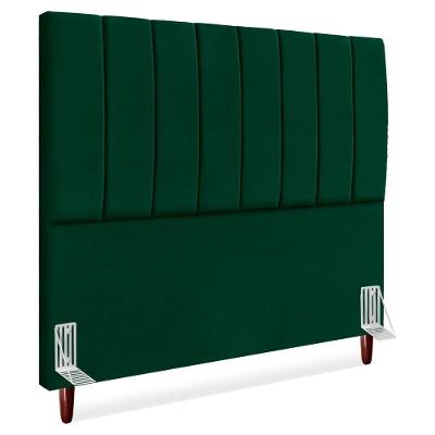 Cabeceira Casal 140 Cm Com Frame Carla Suede Verde Artte Verde