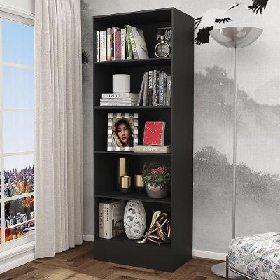 Estante Clarice 180cm Em Mdp Carioca Móveis Preto