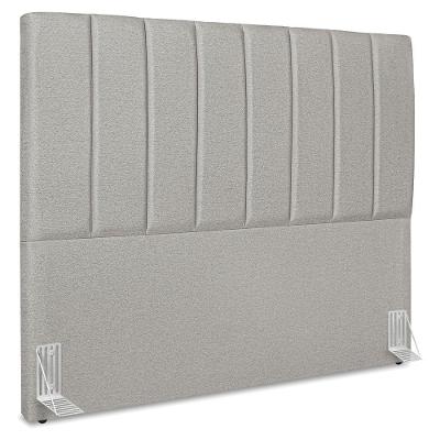 Cabeceira Casal 140 Cm Com Frame Dalia Linho Cinza Artte Cinza