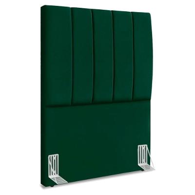 Cabeceira Solteiro 90 Cm Com Frame Dalia Suede Verde Artte Verde