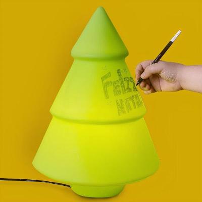 Luminária árvore De Natal Interativa Polietileno Bivolt Recados Natalinos