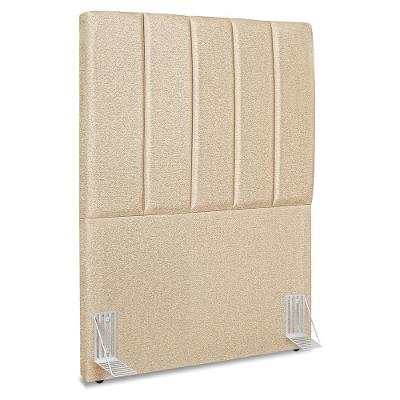 Cabeceira Solteiro 90 Cm Com Frame Dalia Linho Bege Artte Bege