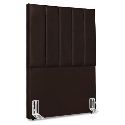 Cabeceira Solteiro 100 Cm Com Frame Dalia Corino Marrom Artte Marrom