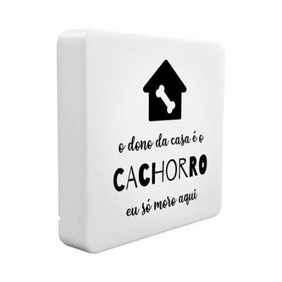 Luminária Box Slim O Dono é O Cachorro Usb