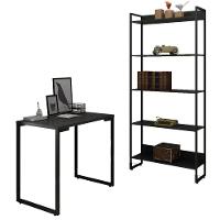 Kit Estante Multiuso Porto e Mesa Para Computador - 1