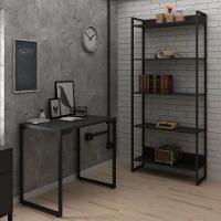 Kit Estante Multiuso Porto e Mesa Para Computador - 4