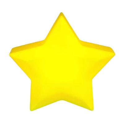 Luminária Estrela Infantil Amarela Bivolt Decoração Quarto