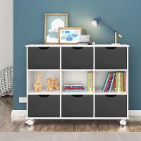 Nicho Organizador C/ 6 Gavetas Roterdã Q01 Branco/Preto - 5