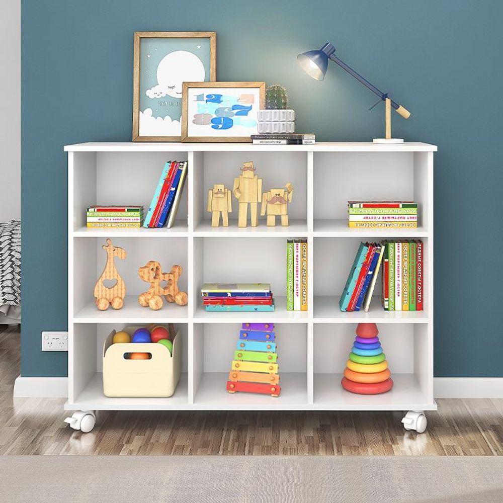 Nicho Organizador 1478 Com Rodizios Branco Branco - 1