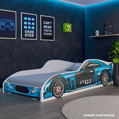 Cama Solteiro Infantil Carro – Decoração Gamer