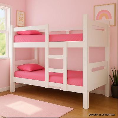 Beliche Dupla Branca – Estrutura Firme, Acabamento Premium E Design Charmoso!