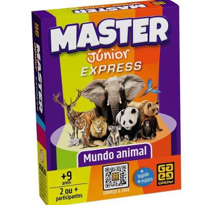 Jogo Master Junior Express Mundo Animal - Grow