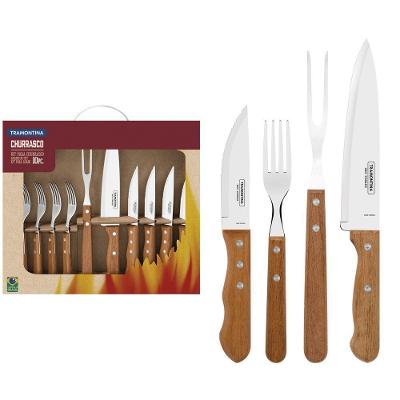 Kit Para Churrasco Em Aço Inox Tramontina Dynamic 10 Peças