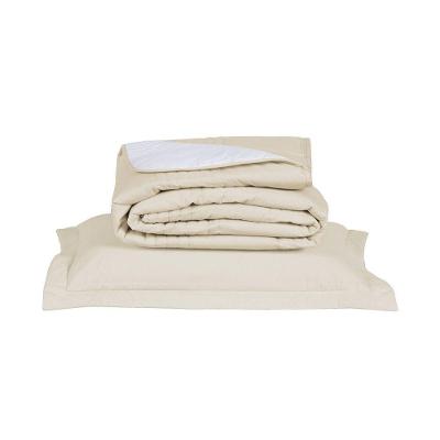 Kit Cobre Leito Premier Solteiro 2 Peças Hipercal 200 Fios 80% Algodão, 20% Poliéster - Bege