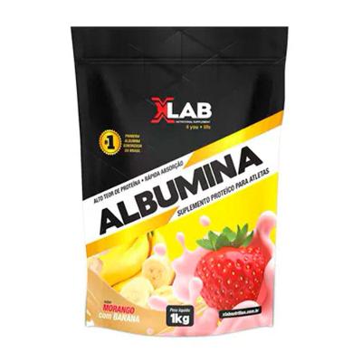 Albumina 1kg Sabor Morango E Banana X-lab