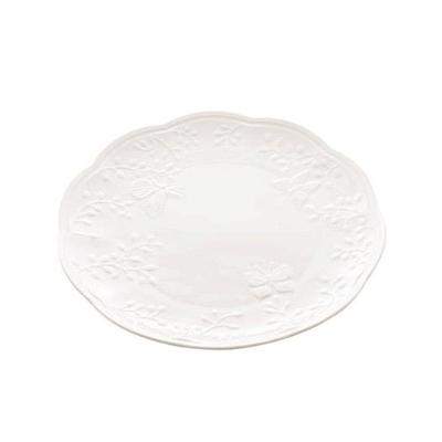 Prato De Sobremesa Porcelana New Bone Butterfly Lyor 19cm