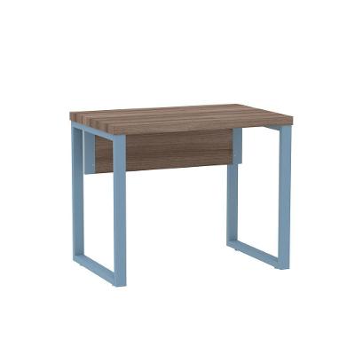 Mesa Escritório 900x600x750mm M900pe40tub Walnut-azul Dali
