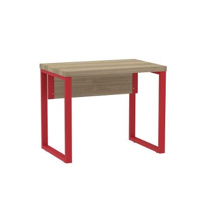 Mesa Escritório 900x600x750mm M900pe40tub Noce Naturalle-vermelho