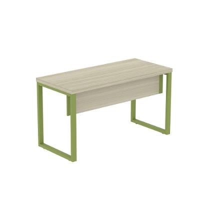 Mesa Escritório1200x600x750mm M1200pe40tub Castanheira Natural-verde Miró