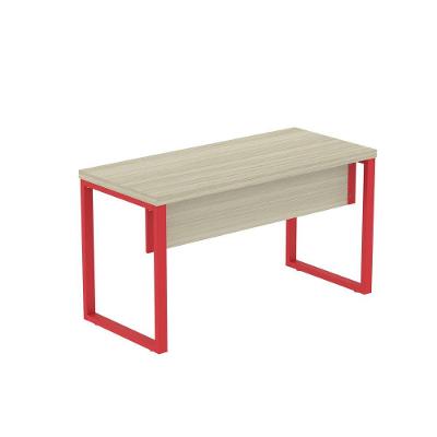 Mesa Escritório1200x600x750mm M1200pe40tub Castanheira Natural-vermelho