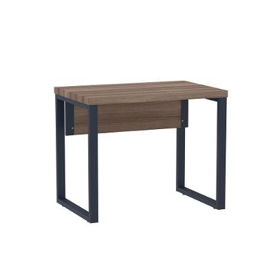 Mesa Escritório 900x600x750mm M900pe40tub Walnut-azul Delrei