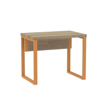 Mesa Escritório 900x600x750mm M900pe40tub Noce Naturalle-laranja Picasso