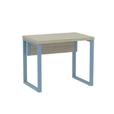 Mesa Escritório 900x600x750mm M900pe40tub Castanheira Natural-azul Dali