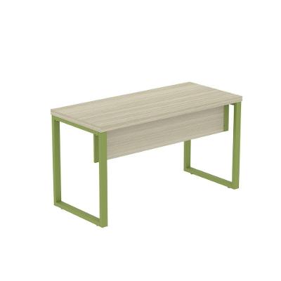 Mesa Escritório 1500x700x750mm M150-70pe40tub Castanheira Natural-verde Miró