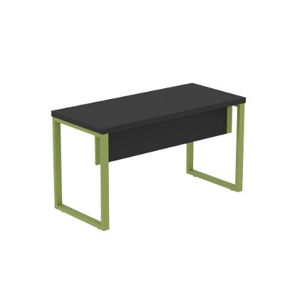 Mesa Escritório 1500x700x750mm M150-70pe40tub Preto-verde Miró