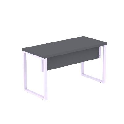 Mesa Escritório1200x600x750mm M1200pe40tub Grafito-lilas