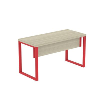 Mesa Escritório 1340x600x750mm M1340pe40tub Castanheira Natural-vermelho