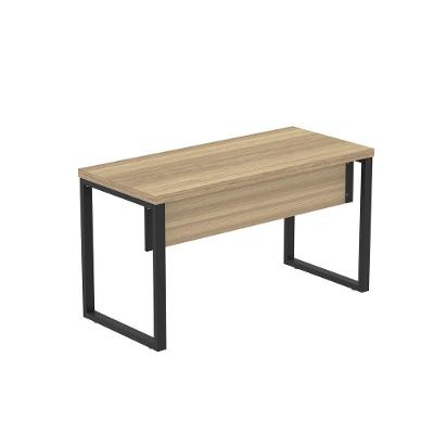 Mesa Escritório 1340x600x750mm M1340pe40tub Noce Naturalle-preto