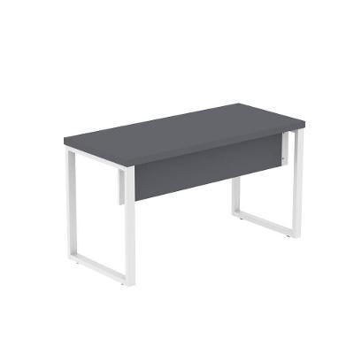 Mesa Escritório 1340x600x750mm M1340pe40tub Grafito-branco
