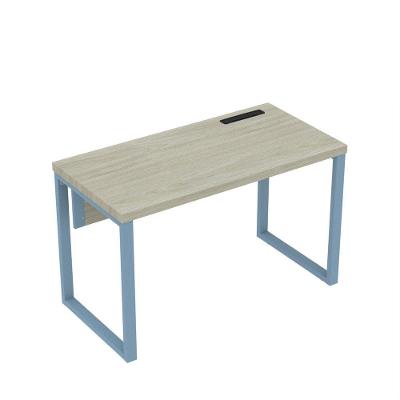 Mesa Plataforma Unica 120x60 Pe40 Castanheira Natural-azul Dali