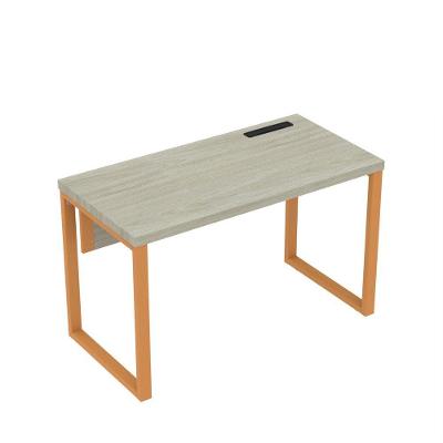 Mesa Plataforma Unica 120x60 Pe40 Castanheira Natural-laranja Picasso