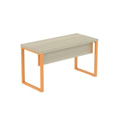 Mesa Escritório 1500x700x750mm M150-70pe40tub Castanheira Natural-laranja Picasso