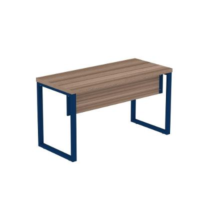 Mesa Escritório 1700x700x750 M170-70pe40tub Walnut-azul Delrei
