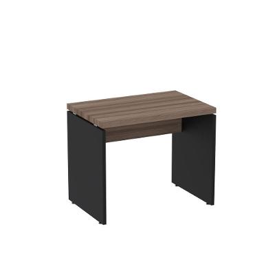 Mesa De Escritório 90cm Pe40 Preto-walnut