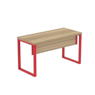 Mesa Escritório 1700x700x750 M170-70pe40tub Noce Naturalle-vermelho