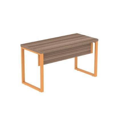 Mesa Escritório 1340x600x750mm M1340pe40tub Walnut-laranja Picasso