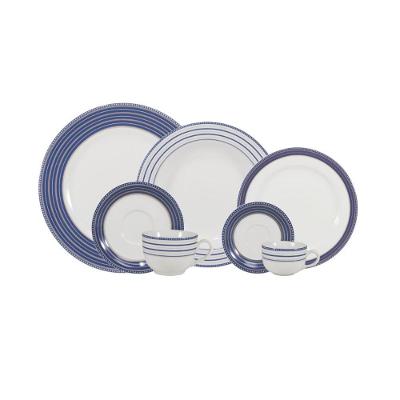 Jogo De Jantar 84 Peças Chá Café Paula Porcelana Schmidt