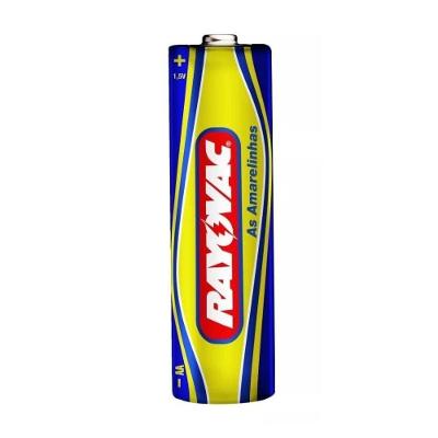 Pilha Rayovac Amarelinha Aa 1.5v Tubo Com48 Unidades