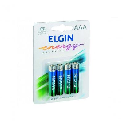 Pilha Alcalina Elgin Aaa 1,5v C-4
