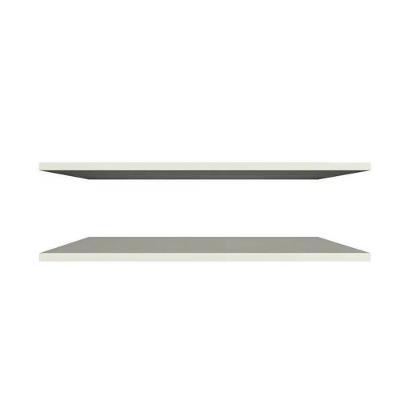 Kit Com 2 Prateleiras 60 X 15mm Suporte Invisível Branco