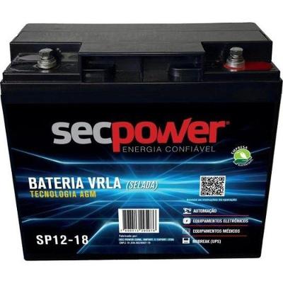 Bateria Selada Secpower 12v 18ah