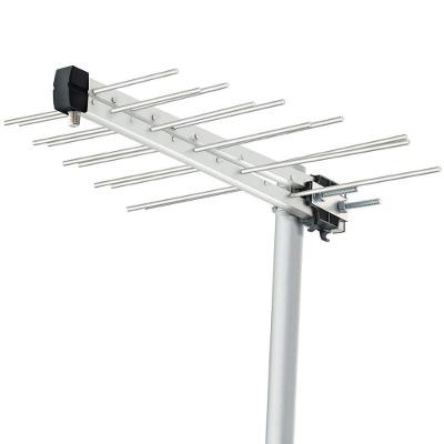 Antena Digital Externa Aquário Log Periódica 20 Elementos