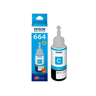 Refil Tinta Epson Azul T664220