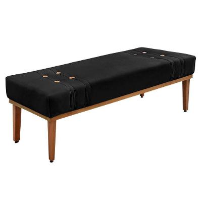 Recamier Santorini Spz 195cm Suede Preto